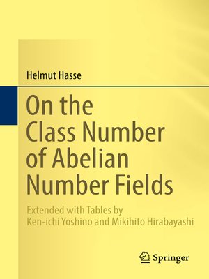 cover image of On the Class Number of Abelian Number Fields